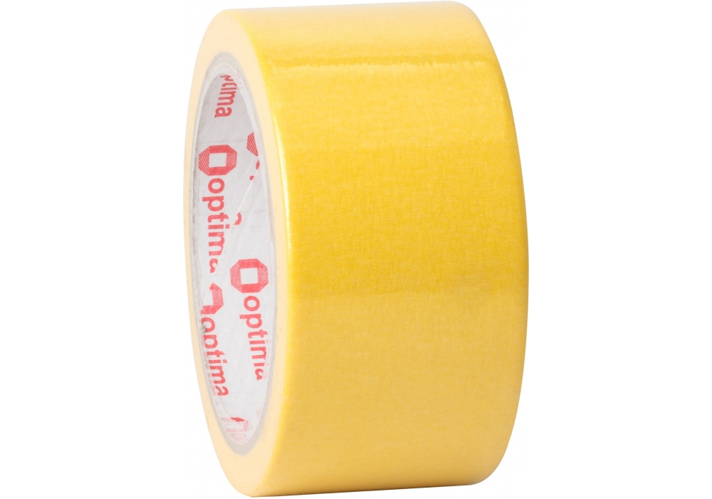 Стрічка клейка малярна 48мм*27м, жовта O45342 TM Optima